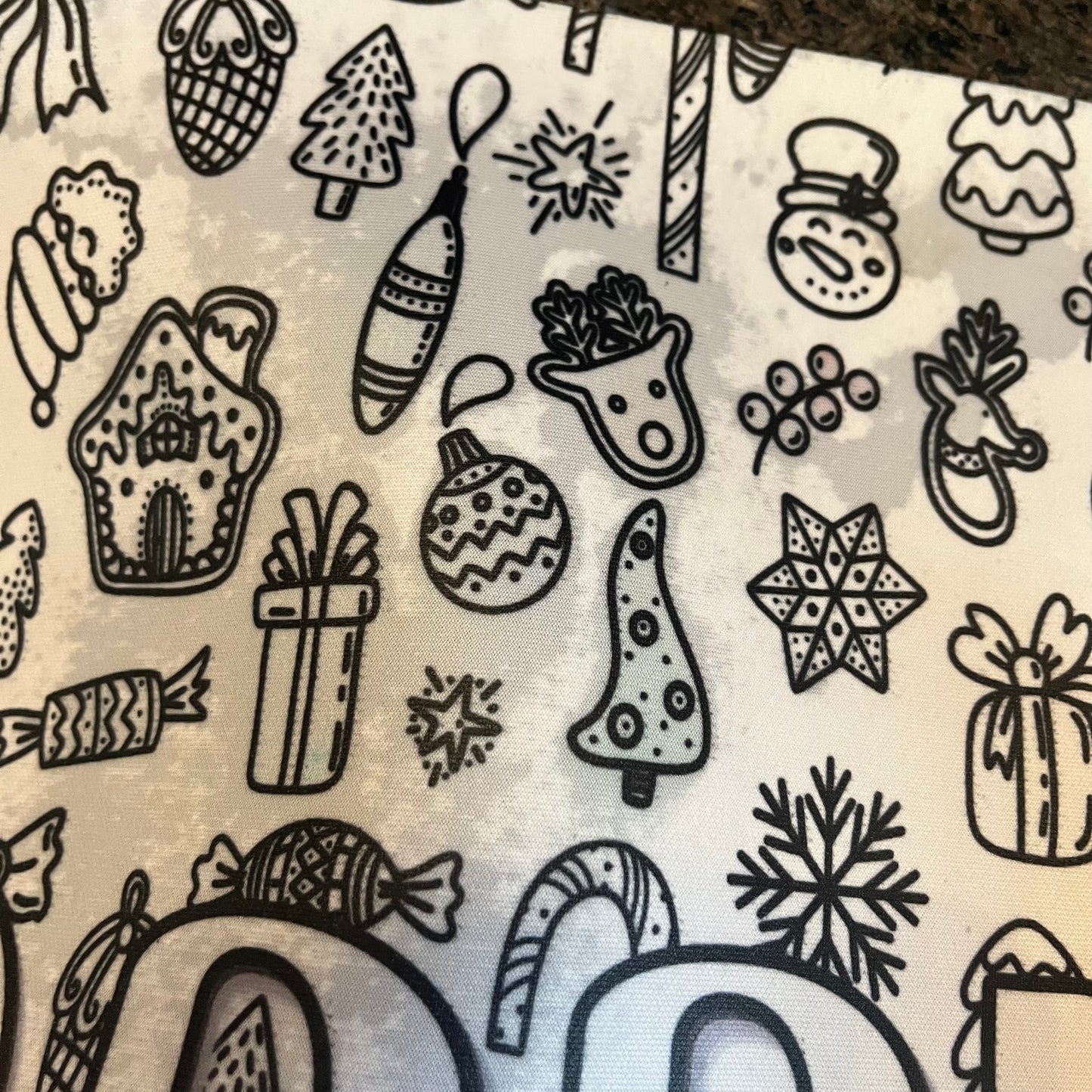 Personalized Christmas Coloring Placemat