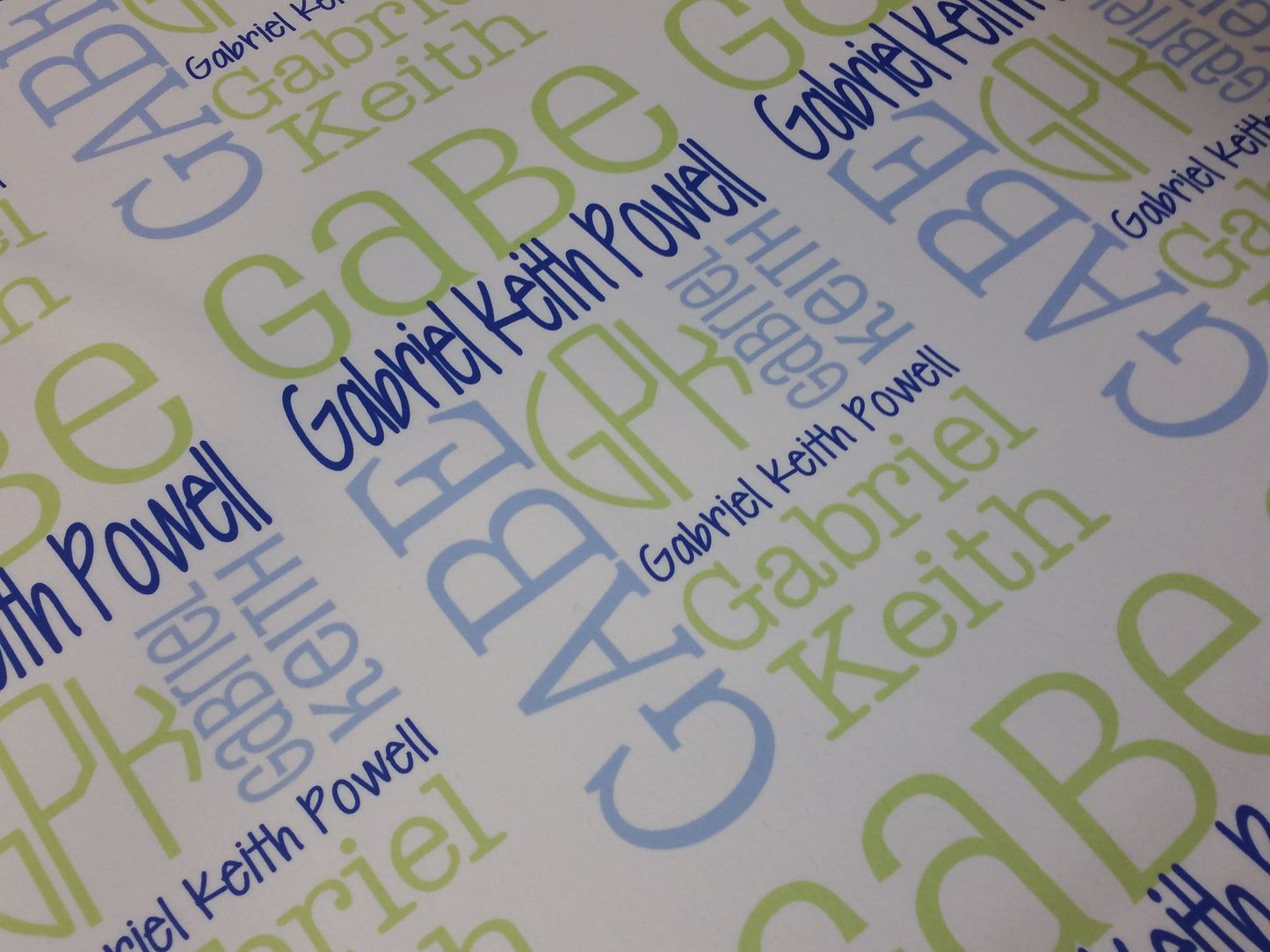 Personalized Baby Name Blanket - Classic Design - The Hayden