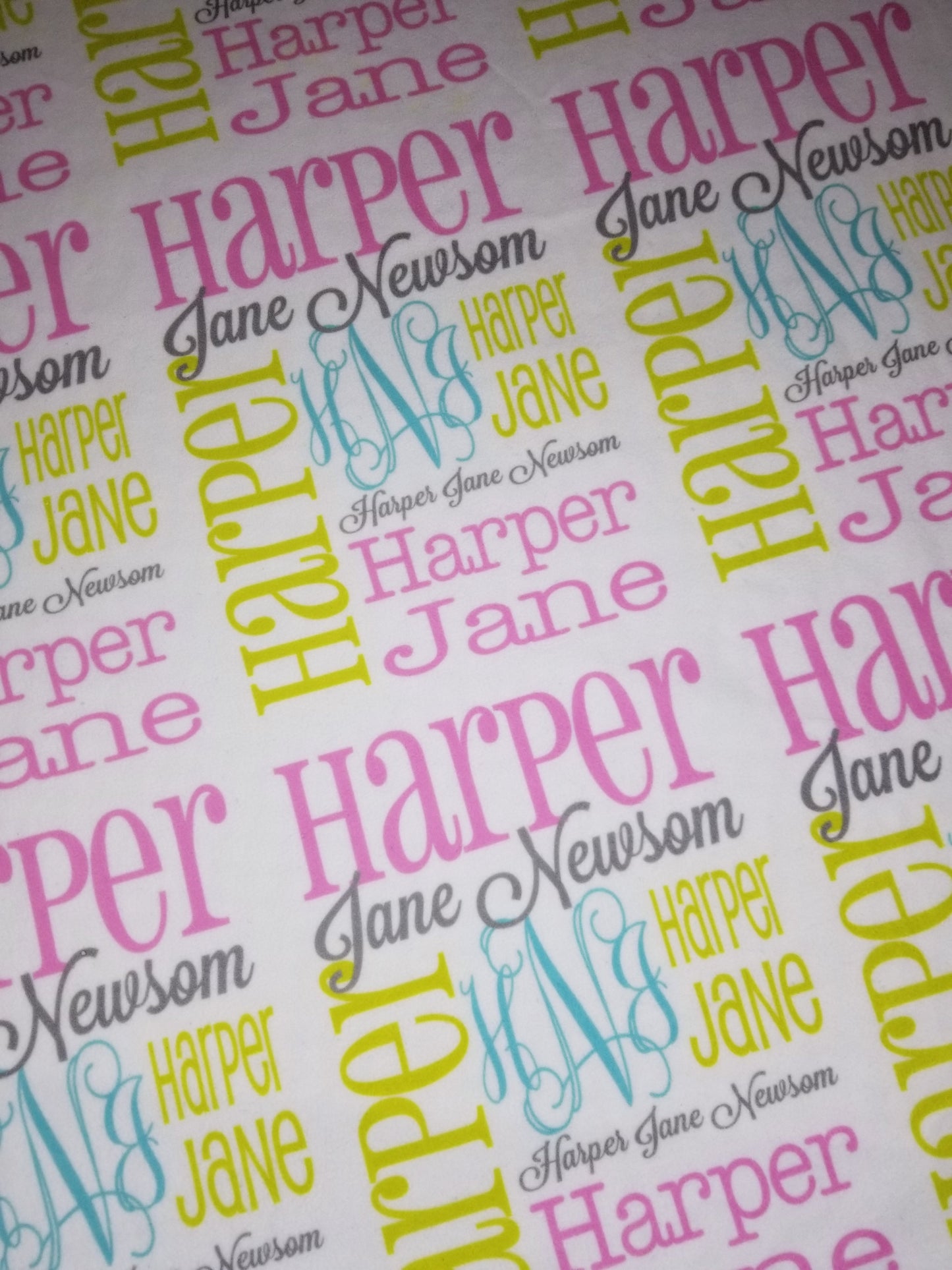 Personalized Baby Name Blanket - Classic Design - The Harper Jane