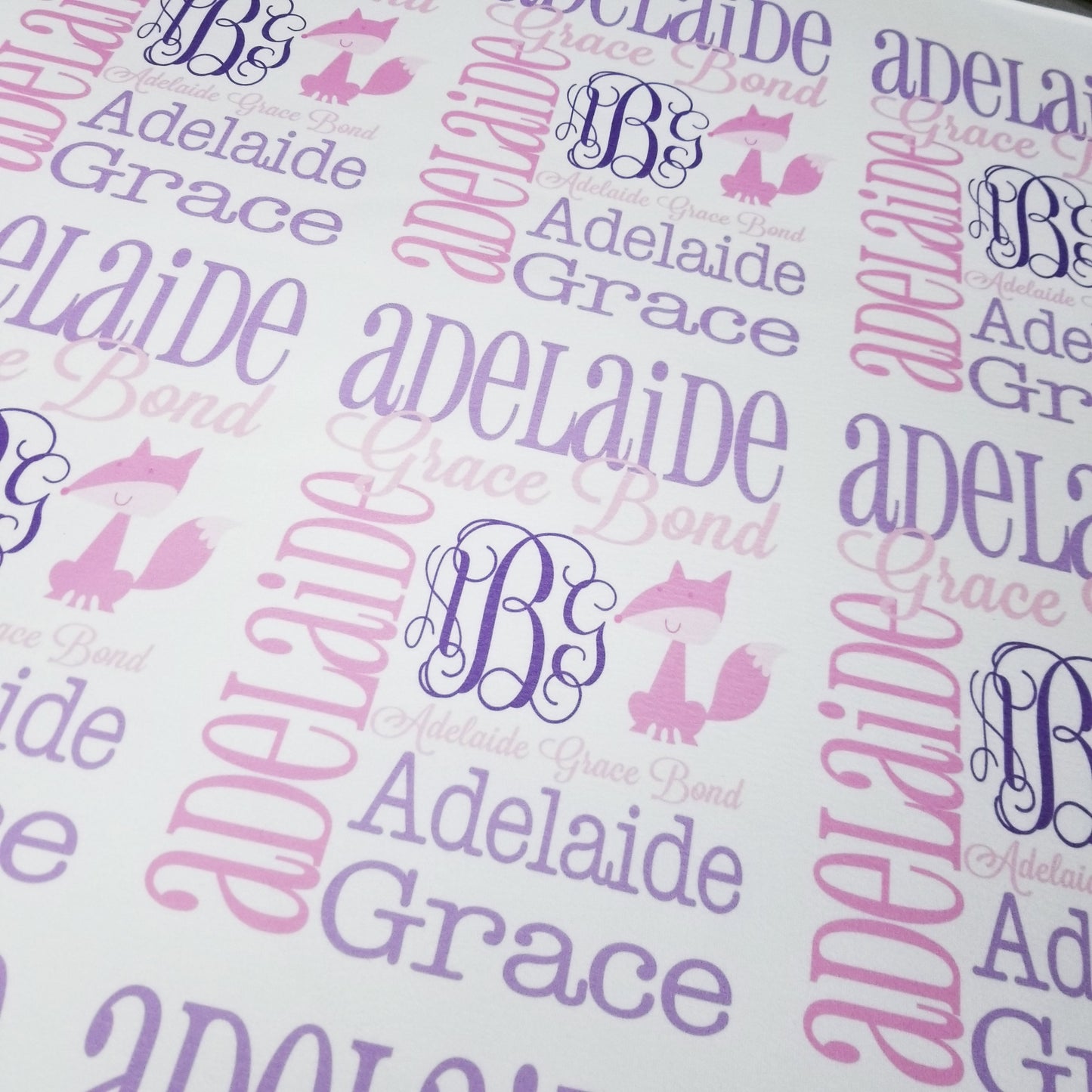 Personalized Baby Name Blanket - Classic Design - The Owl