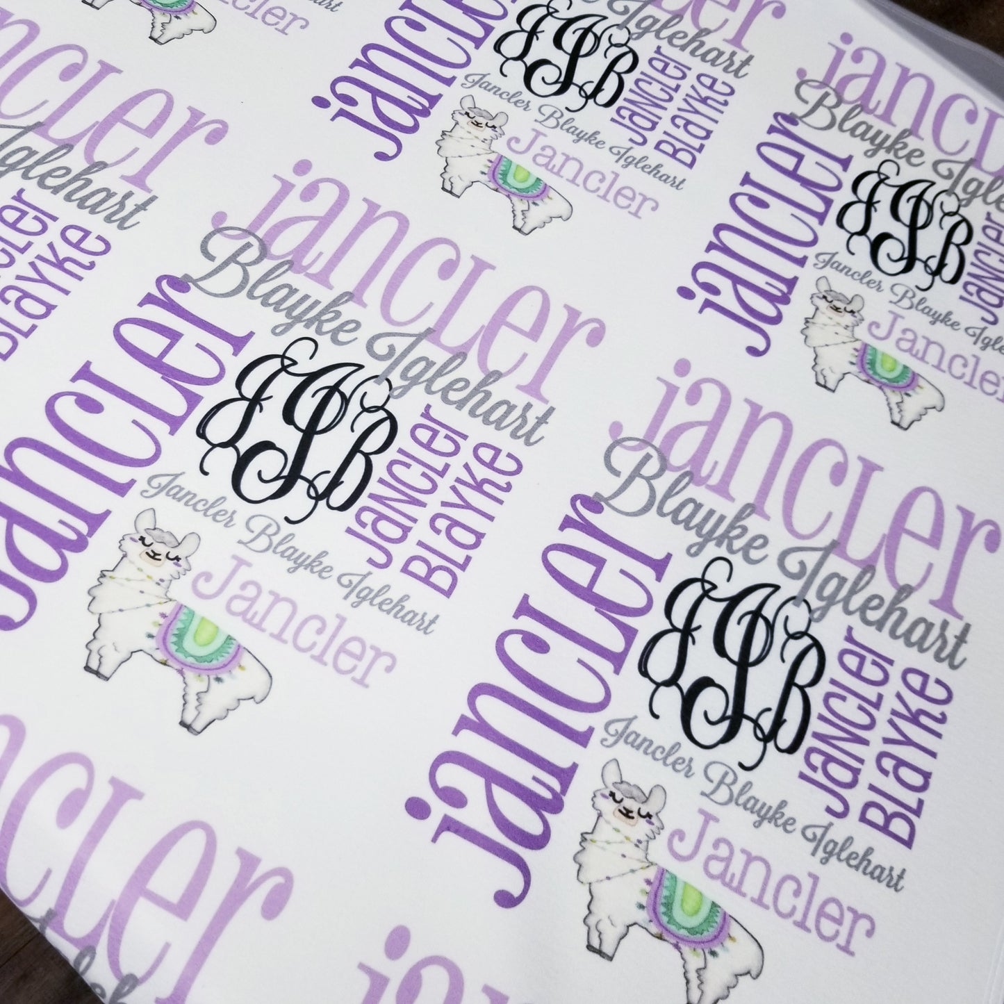 Personalized Baby Name Blanket - Classic Design - The Owl