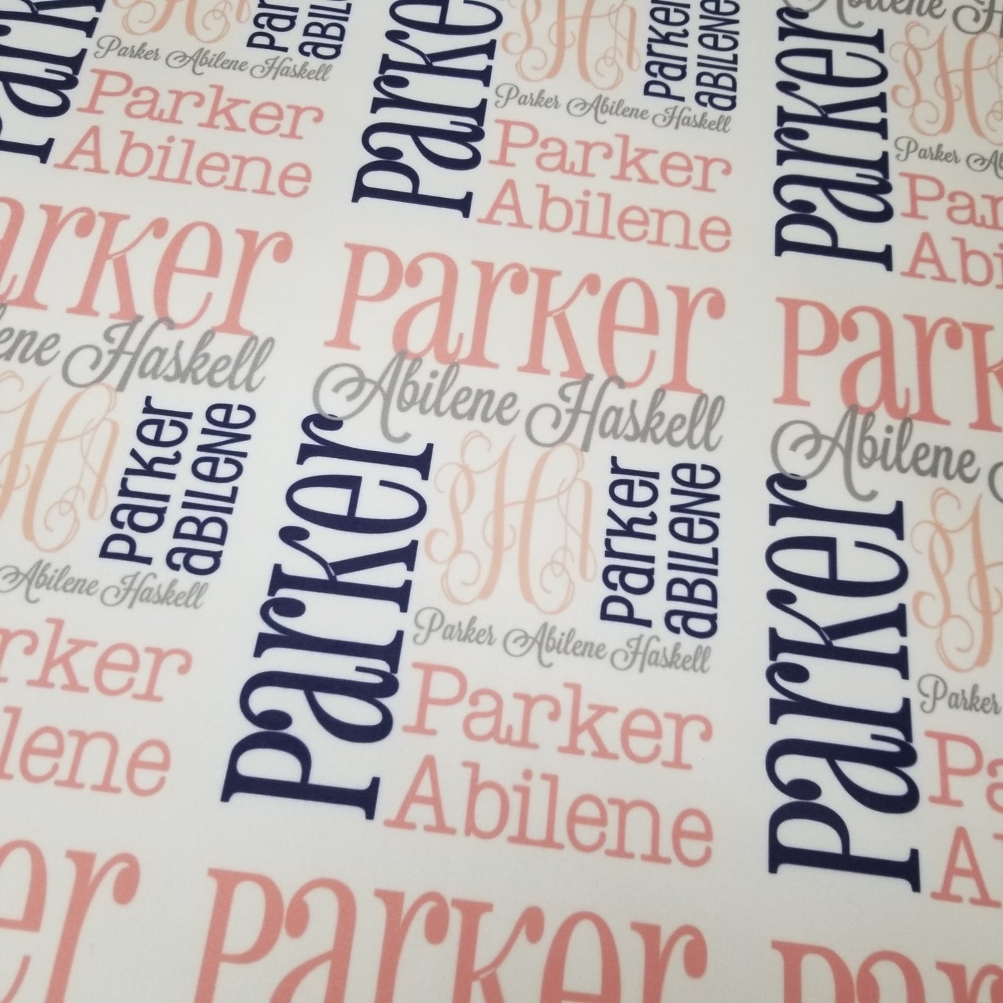 Personalized Baby Name Blanket - Classic Design - The Leyna