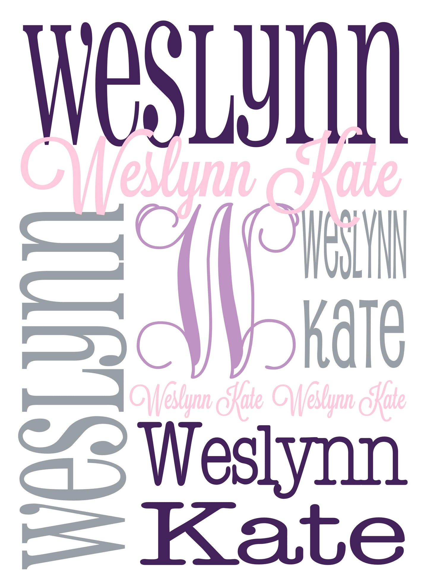 Personalized Baby Name Blanket - Classic Design - The Savannah Rae